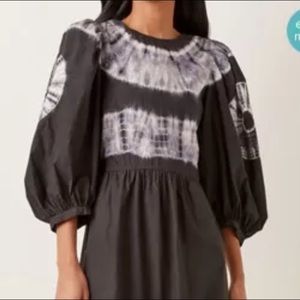 EUC Sea NY Daria puffed sleeve maxi dress size 2